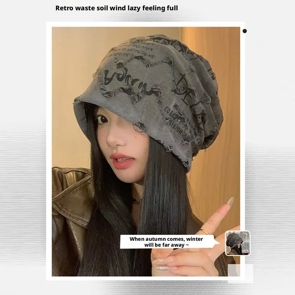 Fashion Hip Hop Beanies Hats For Men Women Spring Summer Thin Bonnet Gorras Unisex Streetwear Skullies Beanie Loose Style Hats