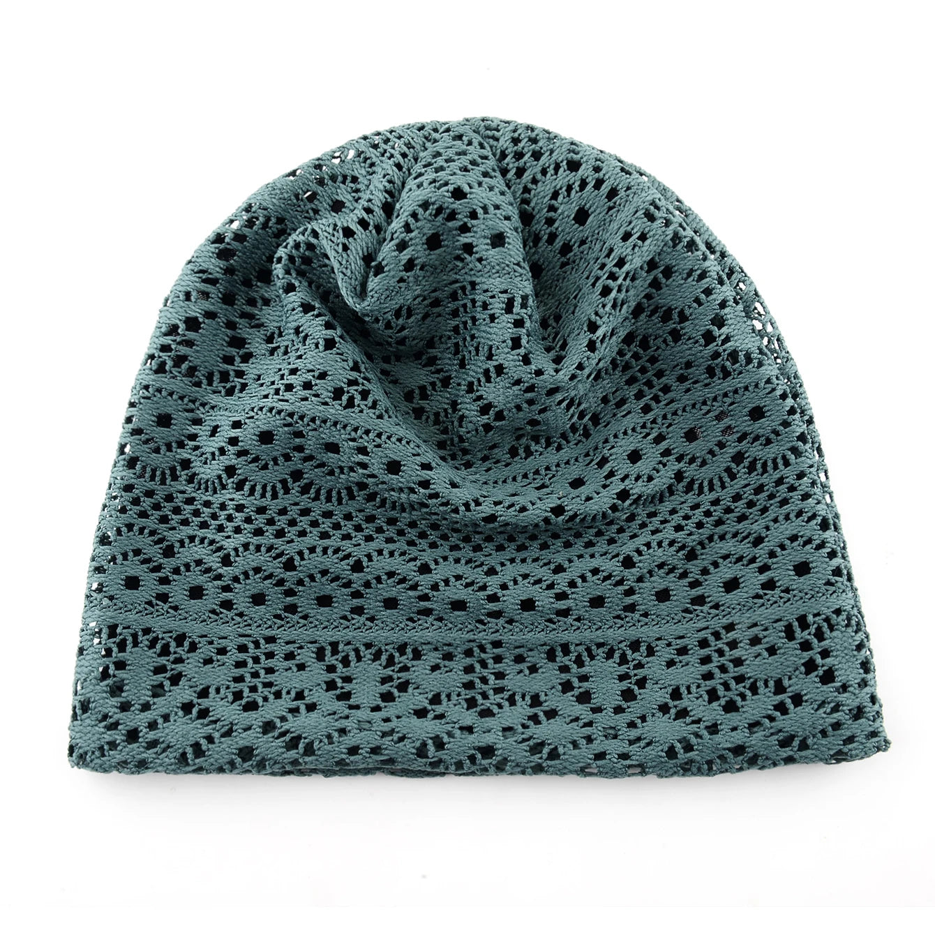 Women's Knitted Lace Lightweight Slouchy Hat Spring Summer Breathable Elegant Design Beanie For Lady Outdoor Casual Outfits