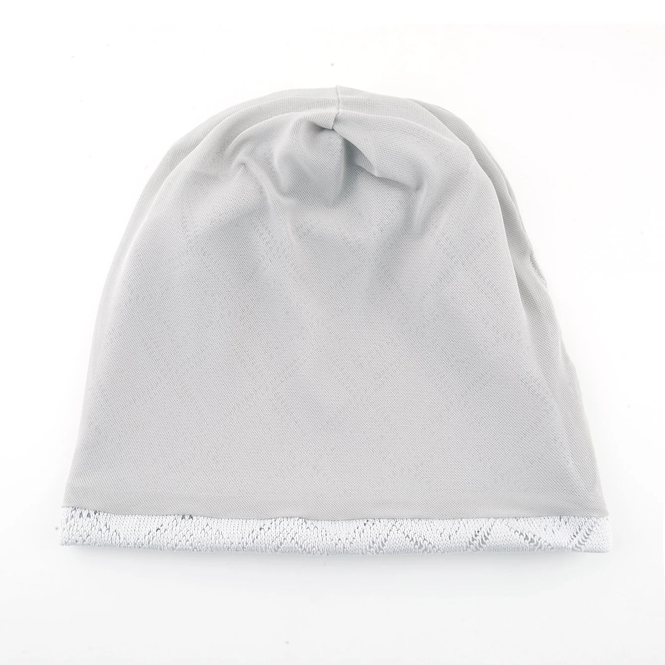 Women's Knit Diamond Mesh Slouchy Beanie Breathable Spring Summer Hat Lightweight Casual Outdoor Beanies Soft Sleep Bonnet Cap
