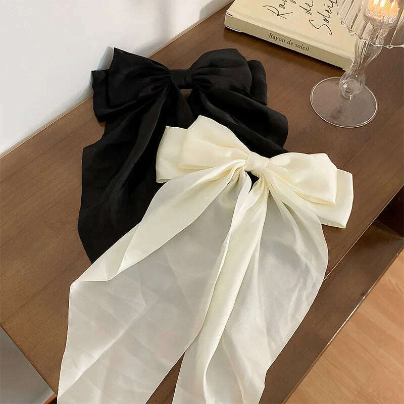 Bow Ribbon Hair Clip for Women