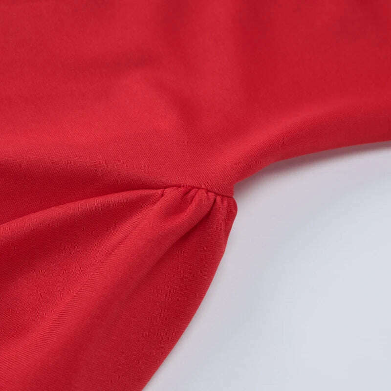 Dulzura Slit Flare Sleeve A-Line Mini Dress