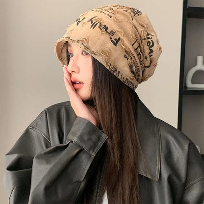 Fashion Hip Hop Beanies Hats For Men Women Spring Summer Thin Bonnet Gorras Unisex Streetwear Skullies Beanie Loose Style Hats