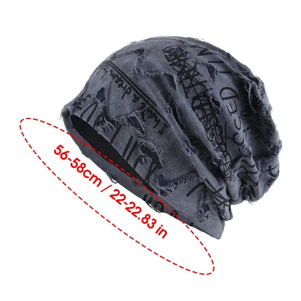Fashion Hip Hop Beanies Hats For Men Women Spring Summer Thin Bonnet Gorras Unisex Streetwear Skullies Beanie Loose Style Hats