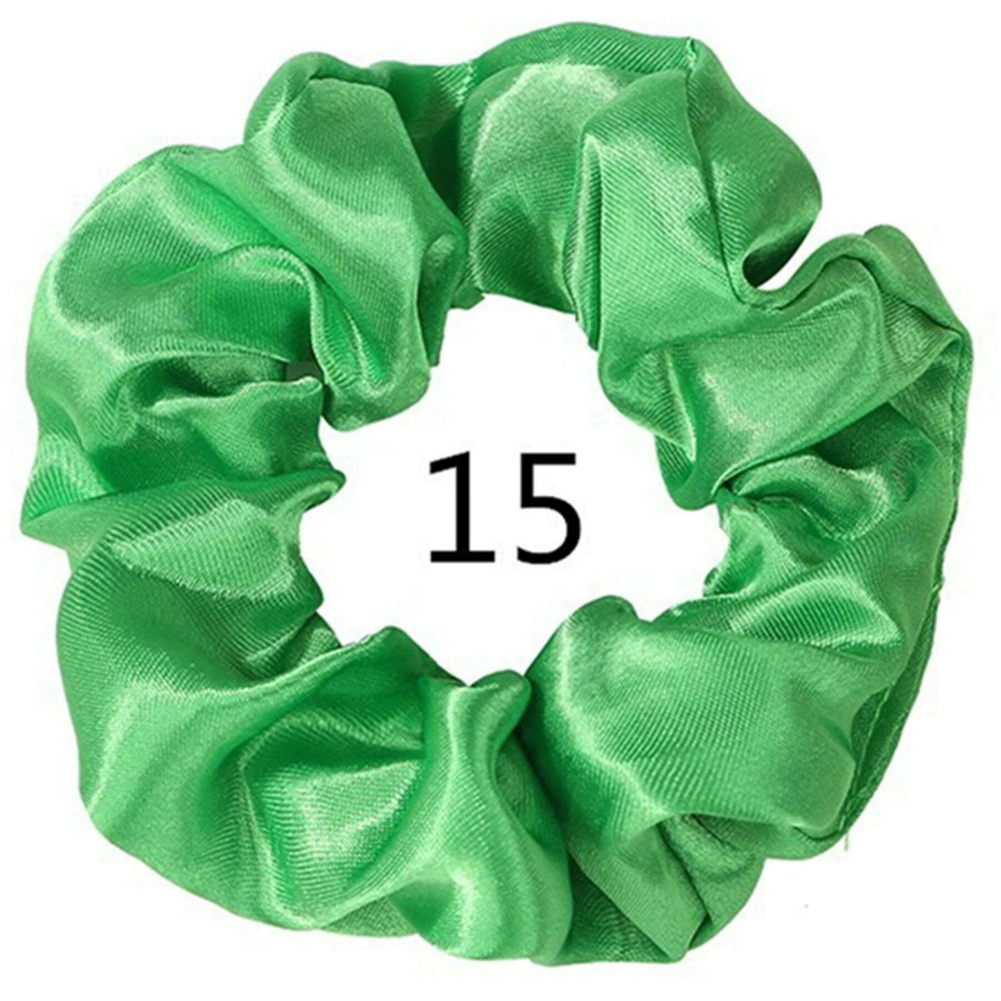 Vintage Satin Scrunchies Hair Bands for Women