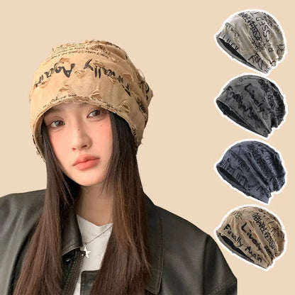 Fashion Hip Hop Beanies Hats For Men Women Spring Summer Thin Bonnet Gorras Unisex Streetwear Skullies Beanie Loose Style Hats