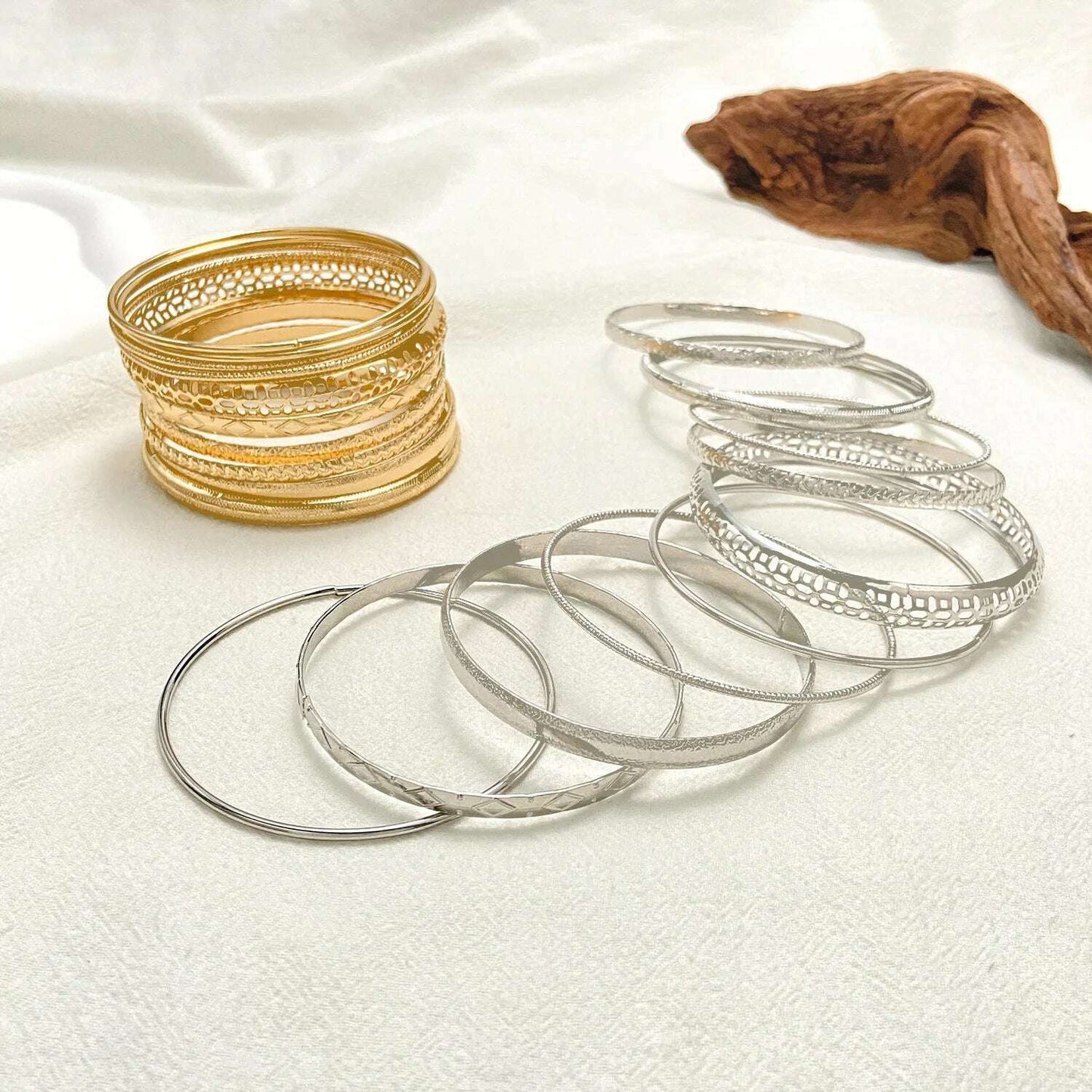 Fashion Stainless Steel Twist Bracelets for Women & Men - D&M Boutique