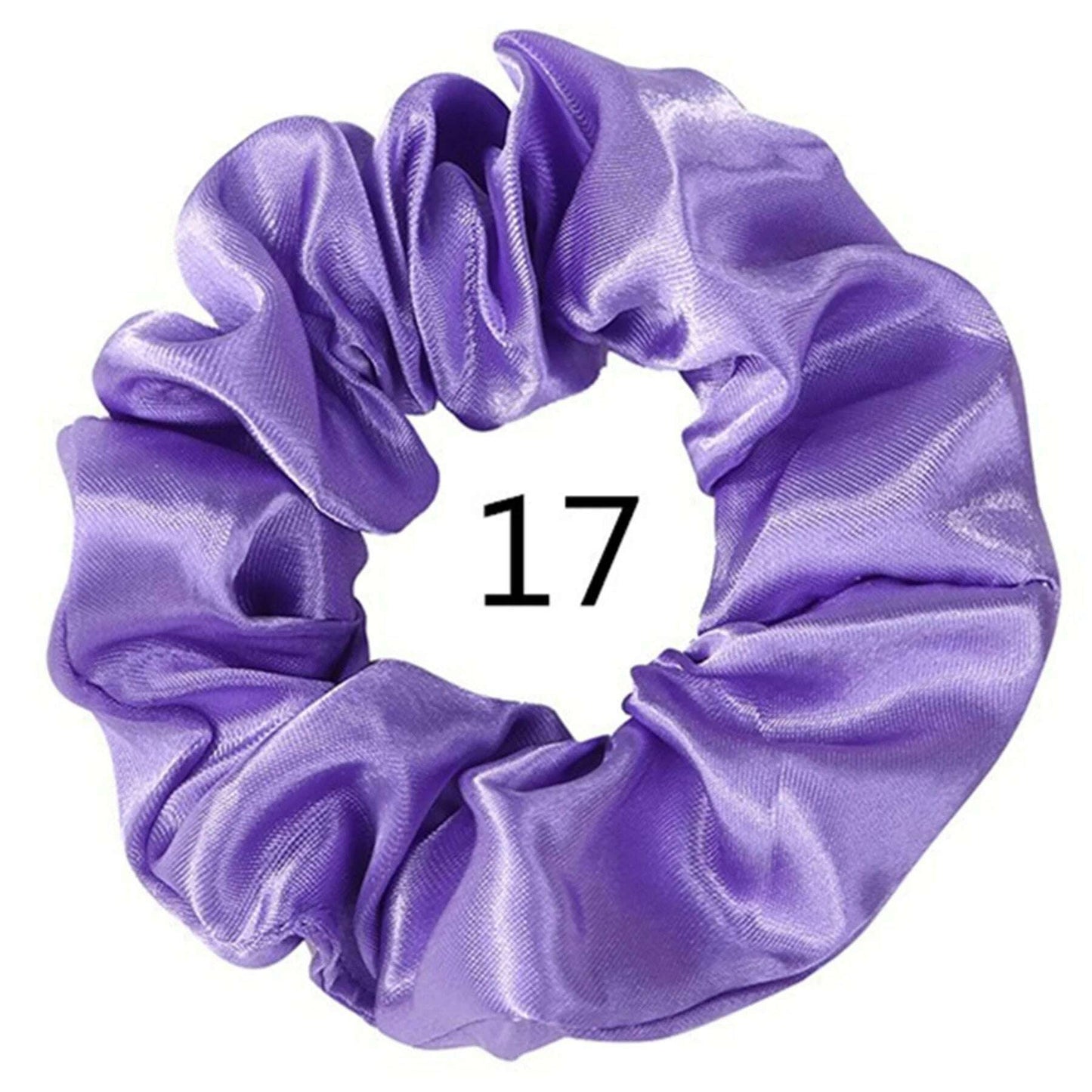 Vintage Satin Scrunchies Hair Bands for Women