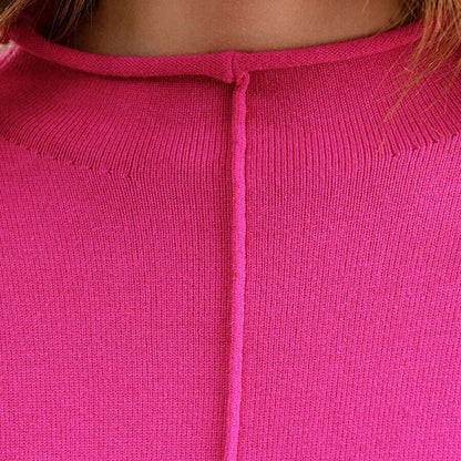 Winter Women's Knit Tracksuit, High Collar Pullover & Pants - D&M Boutique