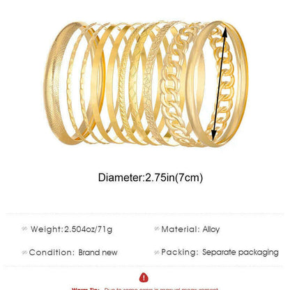 Fashion Stainless Steel Twist Bracelets for Women & Men - D&M Boutique