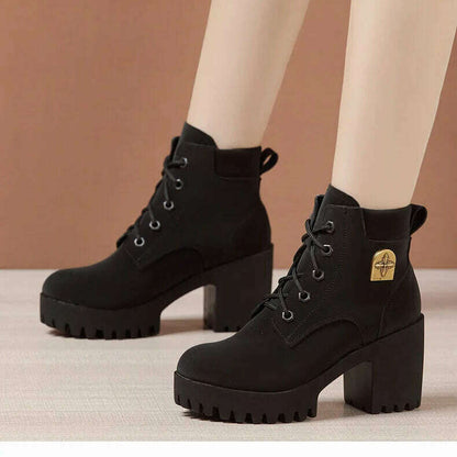Elegant High Heel Ankle Boots for Women