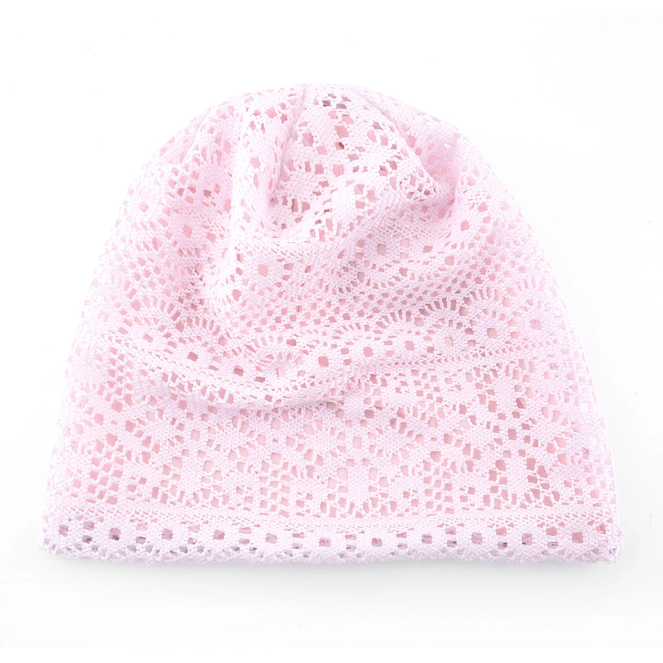 Women's Knitted Lace Lightweight Slouchy Hat Spring Summer Breathable Elegant Design Beanie For Lady Outdoor Casual Outfits