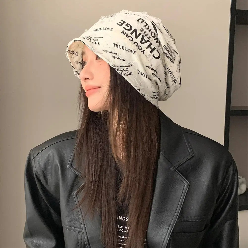 Fashion Hip Hop Beanies Hats For Men Women Spring Summer Thin Bonnet Gorras Unisex Streetwear Skullies Beanie Loose Style Hats