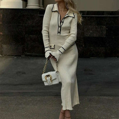 Ruffled Fashion Knit Dress