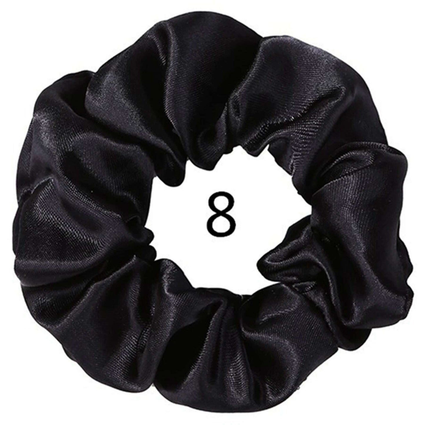 Vintage Satin Scrunchies Hair Bands for Women