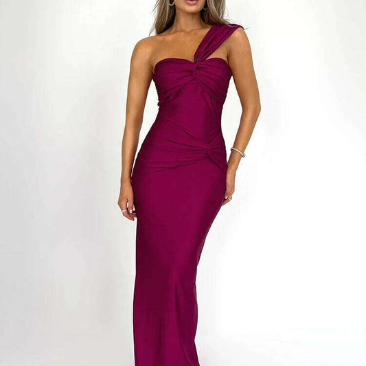 Mozision Strapless Backless Maxi Dress for Women