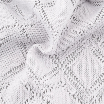 Women's Knit Diamond Mesh Slouchy Beanie Breathable Spring Summer Hat Lightweight Casual Outdoor Beanies Soft Sleep Bonnet Cap