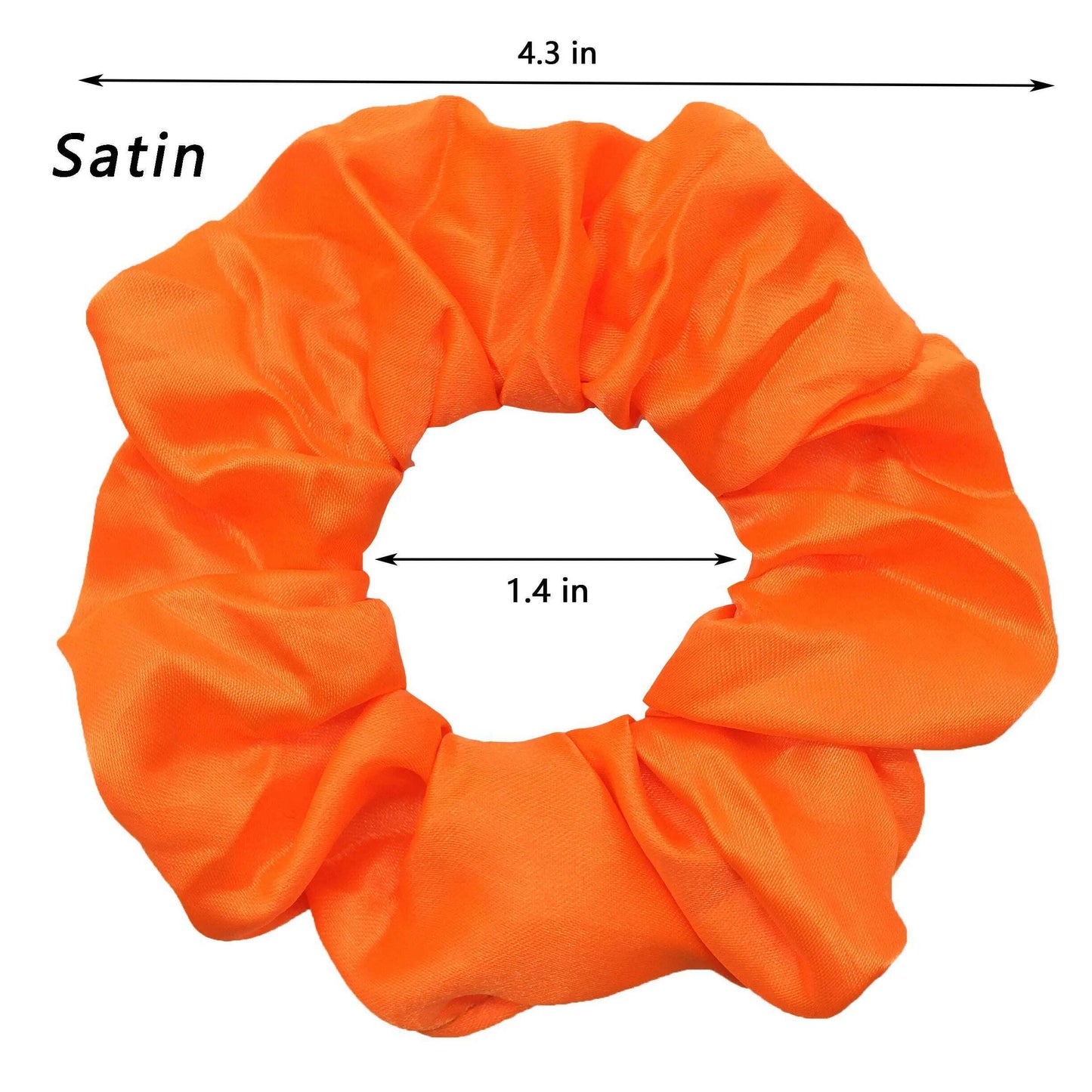 Vintage Satin Scrunchies Hair Bands for Women