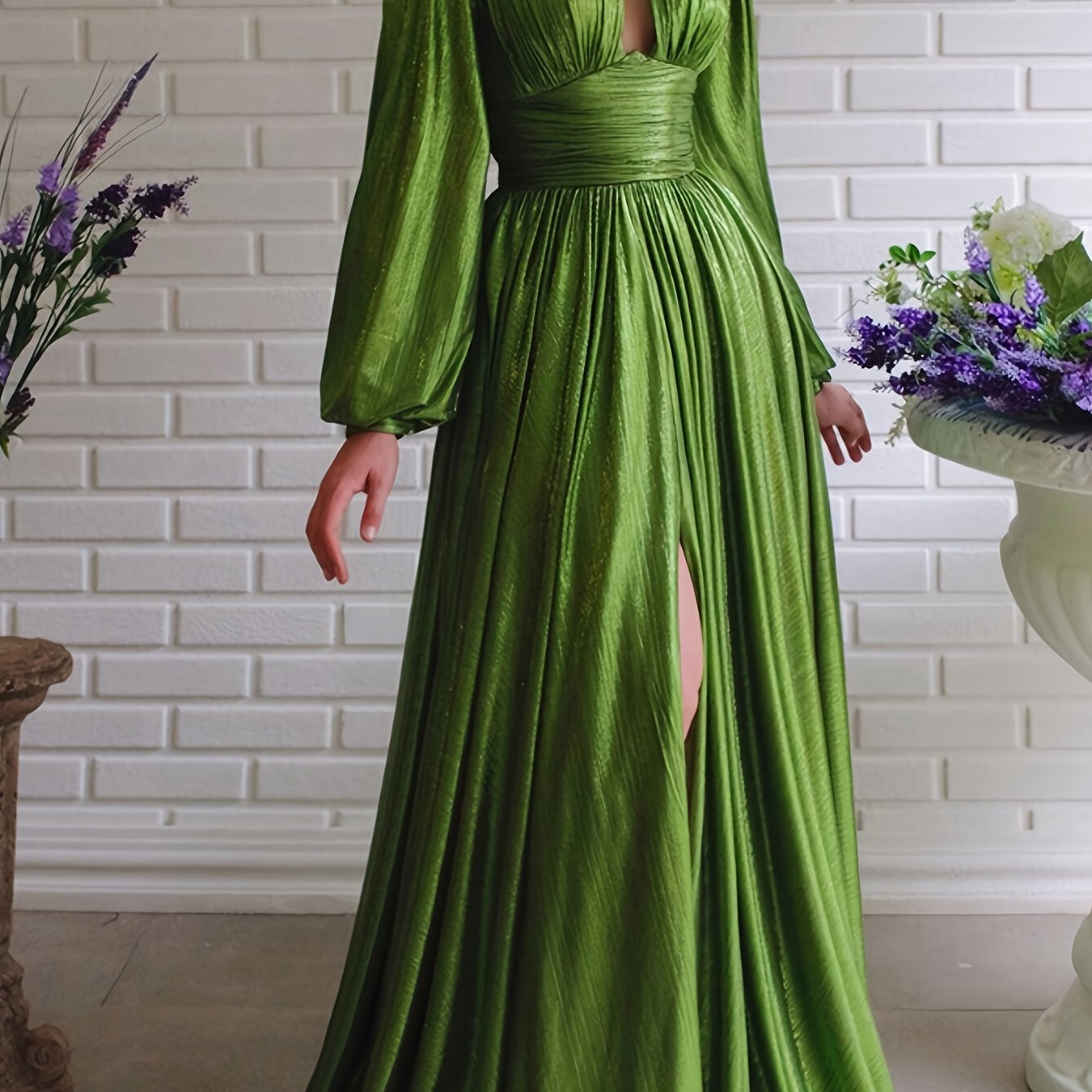 Women's Elegant Formal & Casual Dress - Long Formal party, Office, Beach Vacation Outfit - Machine Washable Elegant Evening Gown for Women