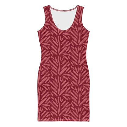 Burgundy Bodycon Dress – Sleek & Figure-Hugging