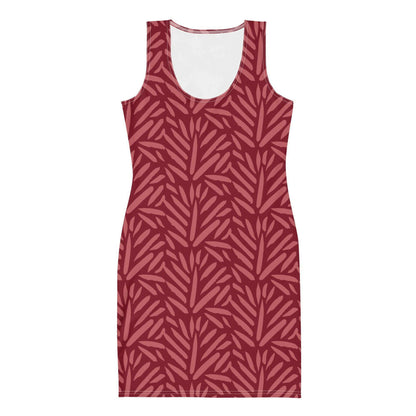 Burgundy Bodycon Dress – Sleek & Figure-Hugging