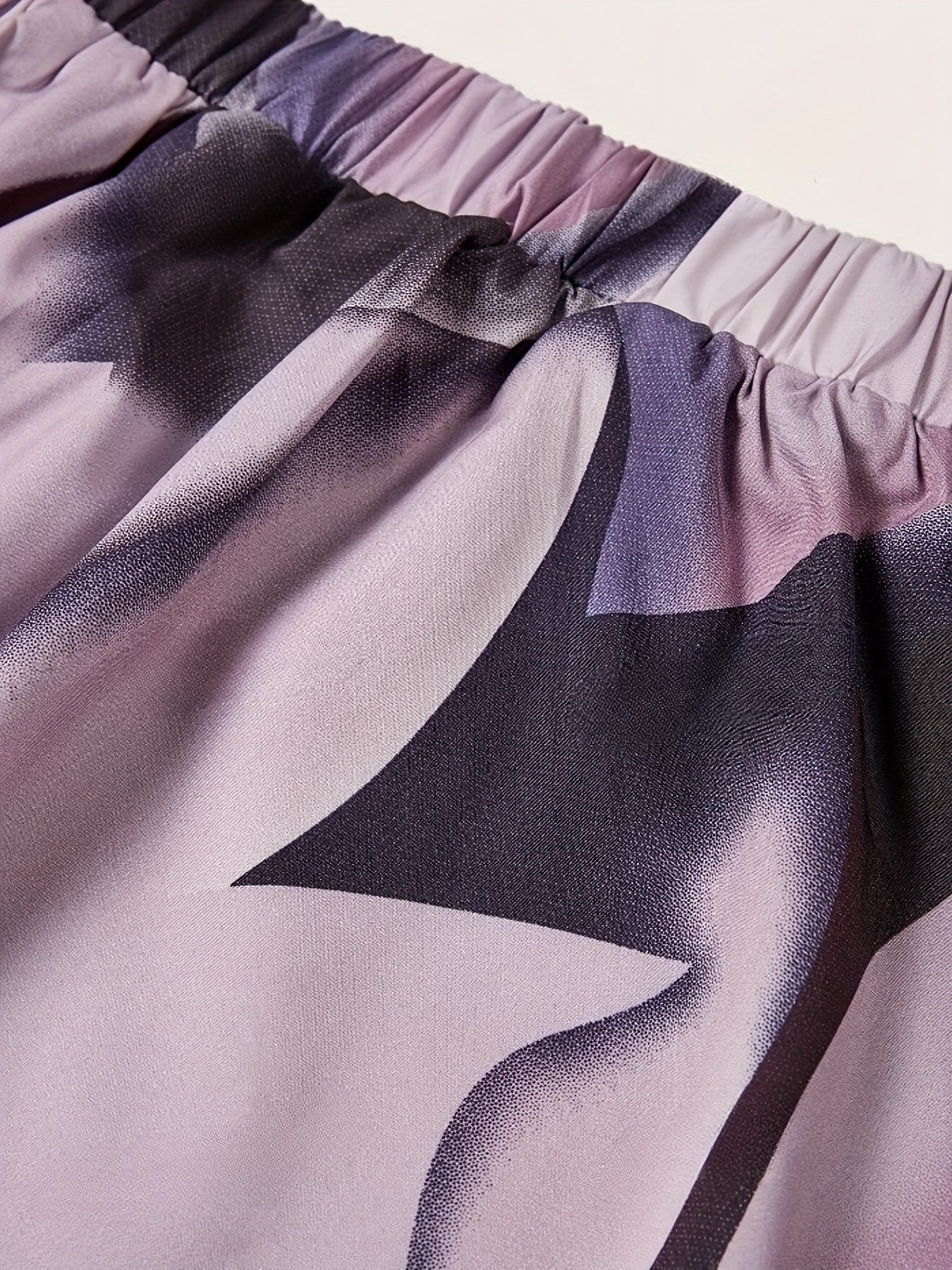 Elegant Geometric Print A-Line Midi Skirt with Bow Detail - Machine Washable Non-Stretch Fabric, Office to Party Wear for Spring Summer Fall, Women's Fashion, Cute Skirts