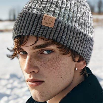 Winter Beanie – Thick Fleece-Lined Windproof Hat