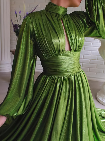 Women's Elegant Formal & Casual Dress - Long Formal party, Office, Beach Vacation Outfit - Machine Washable Elegant Evening Gown for Women