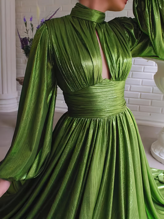 Women's Elegant Formal & Casual Dress - Long Formal party, Office, Beach Vacation Outfit - Machine Washable Elegant Evening Gown for Women