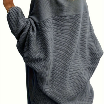 Snug Fit Oversized Knit Cardigan Sweater for Women