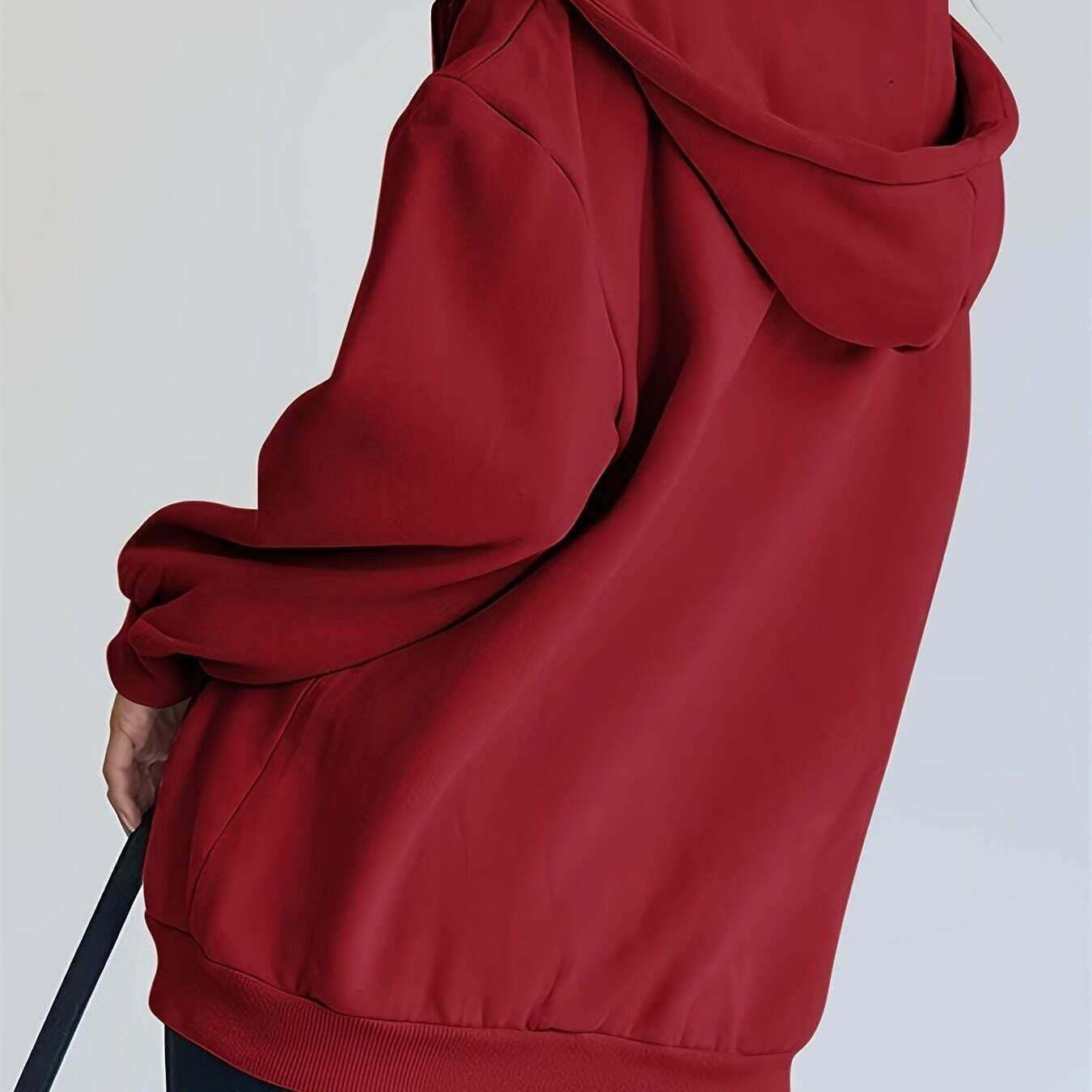 Women's Casual Zip-Up Hoodie with Pockets, Cotton Blend - D&M Boutique 