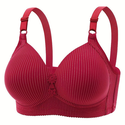 5pcs Seamless Push-Up Bras for Women Comfortable Breathable Bras, Plus Size Bra, Maternity Bra for Women, Adjustable Maternity Bras, Nursing Bras Plus Size, Front Button Bra, Nursing Support, Comfortable Lingerie, Elegant Lin