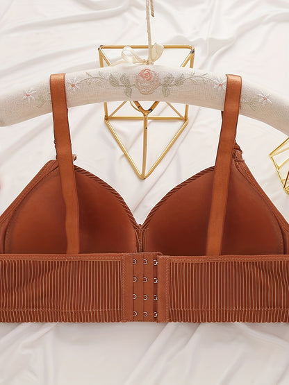 5pcs Seamless Push-Up Bras for Women Comfortable Breathable Bras, Plus Size Bra, Maternity Bra for Women, Adjustable Maternity Bras, Nursing Bras Plus Size, Front Button Bra, Nursing Support, Comfortable Lingerie, Elegant Lin