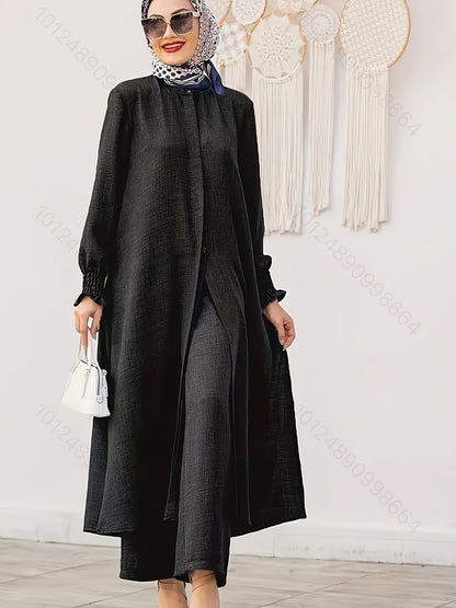 Stylish, Elegant, and Comfortable Muslim Outfit 9006