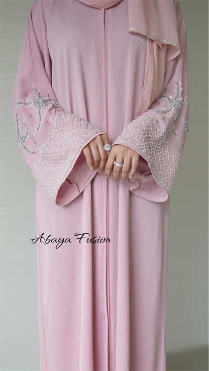 Handwork Blush Pearl abaya
