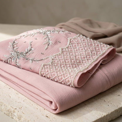 Handwork Blush Pearl abaya